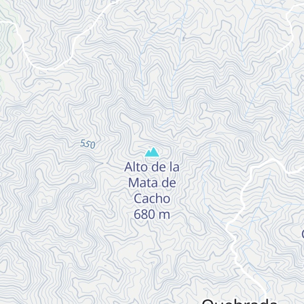 Map of Alto de la Mata de Cacho
