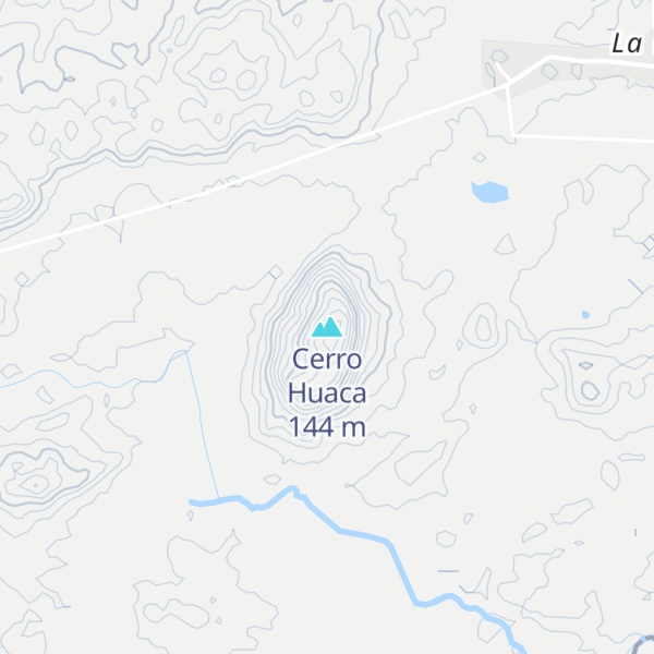 Map of Cerro Huaca