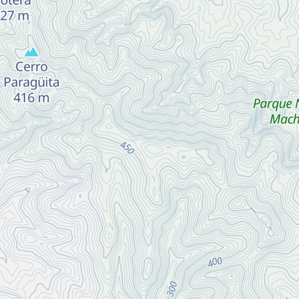 Map of Cerro La Esperanza