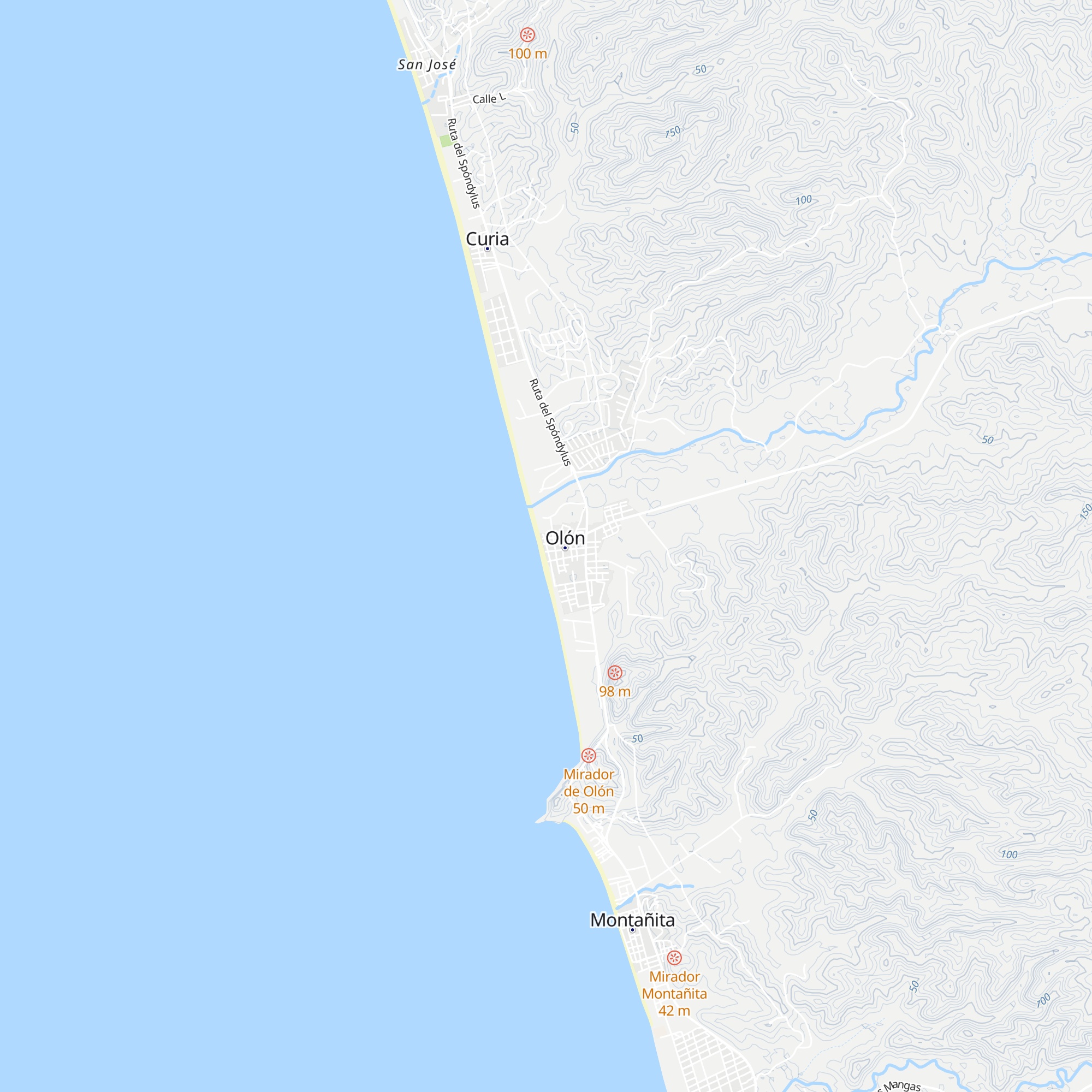 Cabaña brisa del mar map