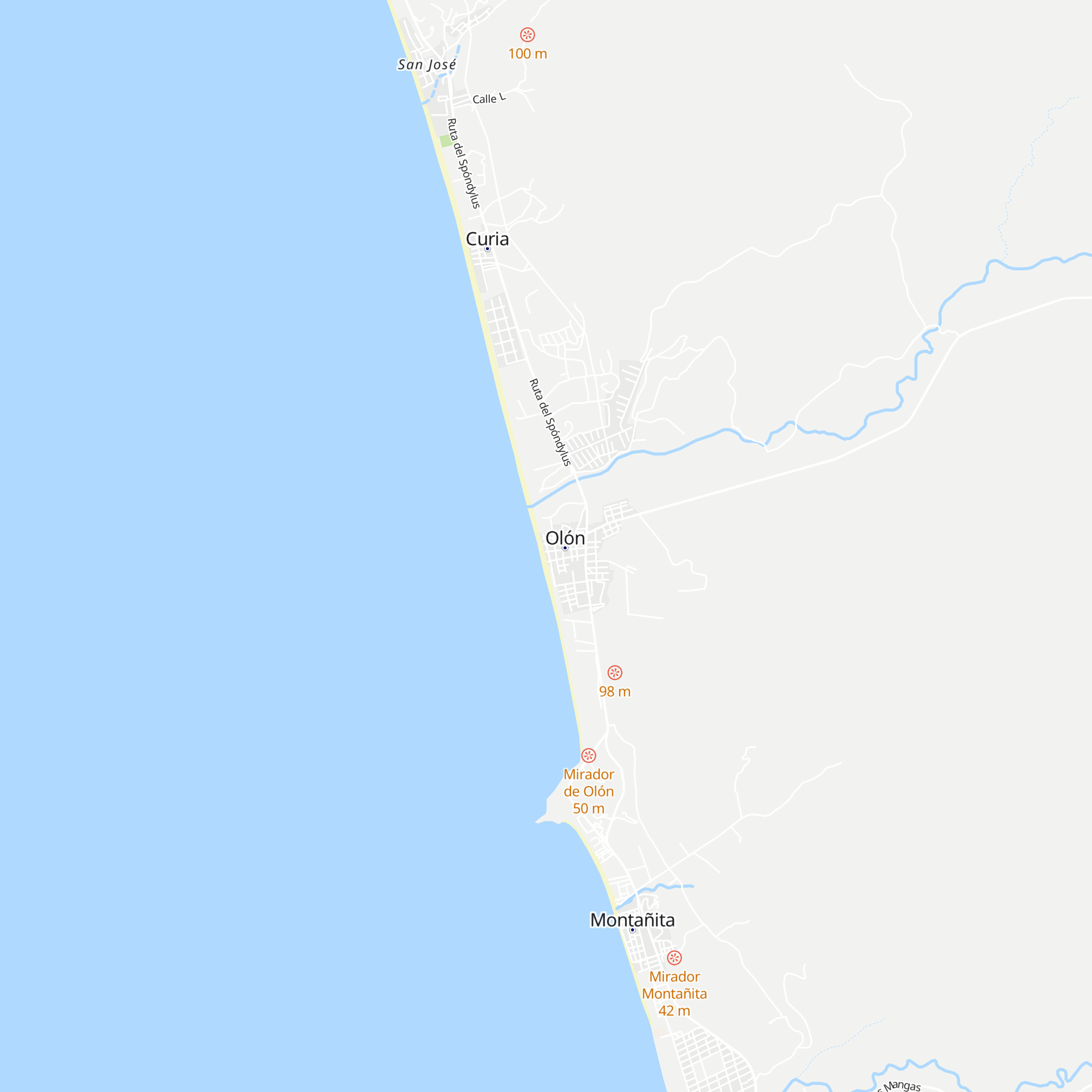 Cabaña brisa del mar map