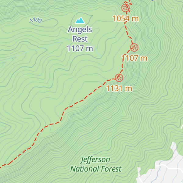 Map of Pearis Mountain