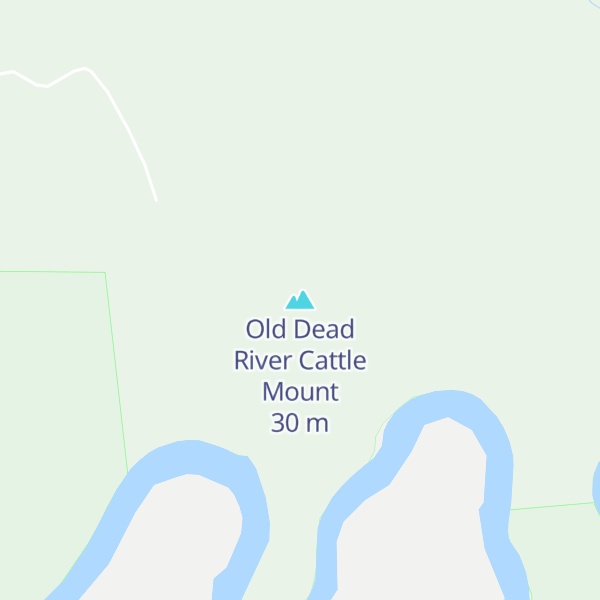Map of Old Dead River Cattle Mount