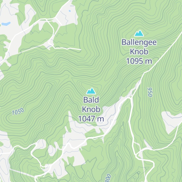 Map of Bald Knob
