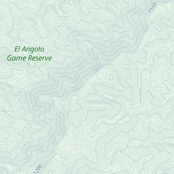 Map of Cerro Los Antiguos
