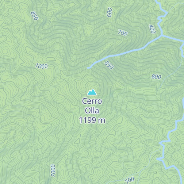 Map of Cerro Olla