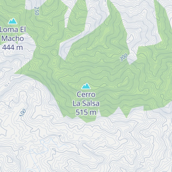 Map of Cerro La Salsa