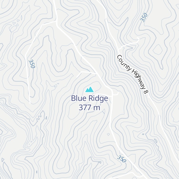 Map of Blue Ridge