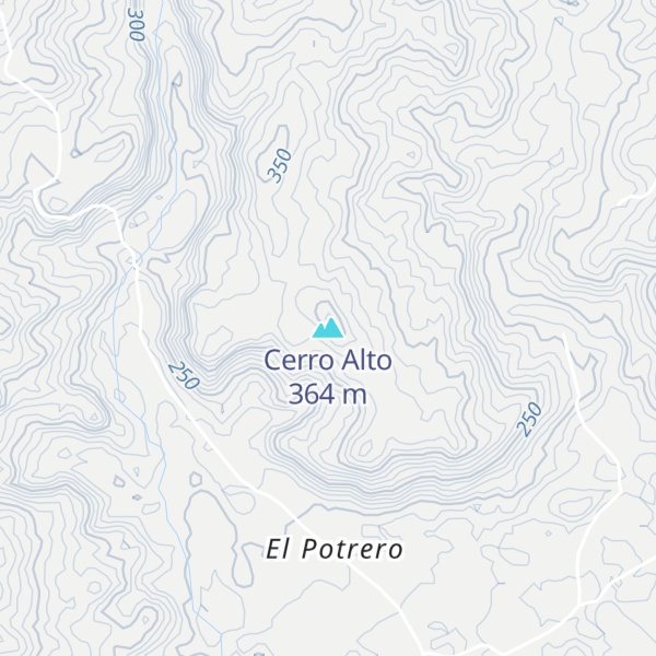 Map of Cerro Alto