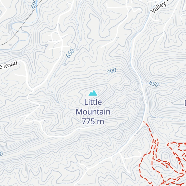 Map of Little Mountain