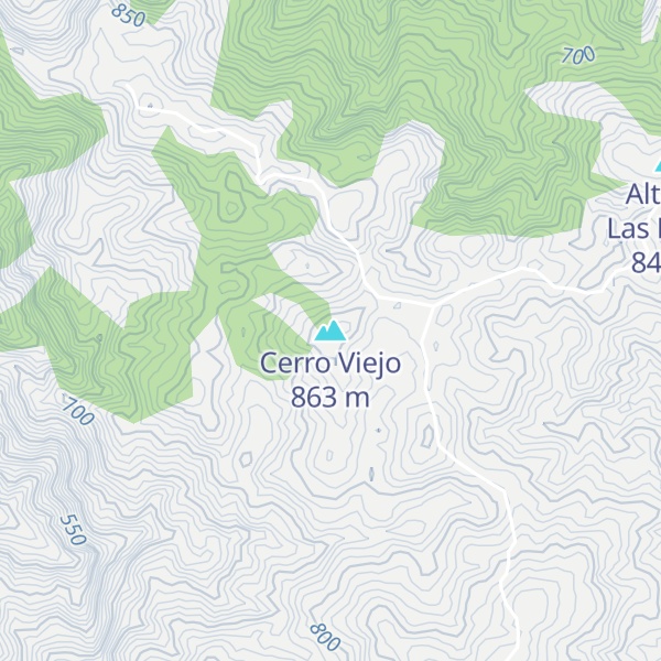 Map of Cerro Viejo