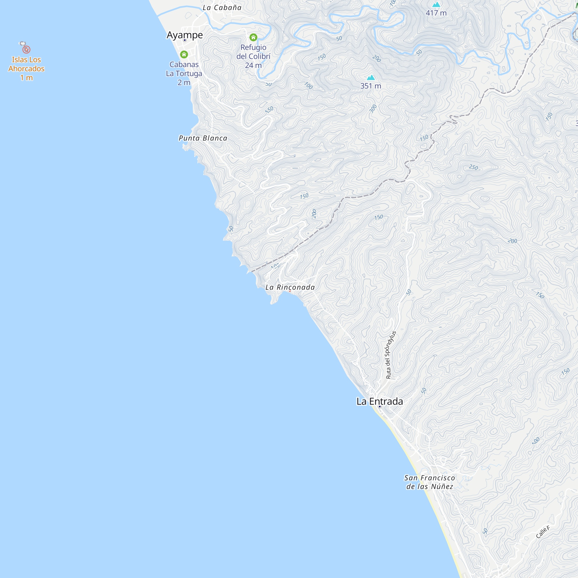 Cabaña La Rinco map