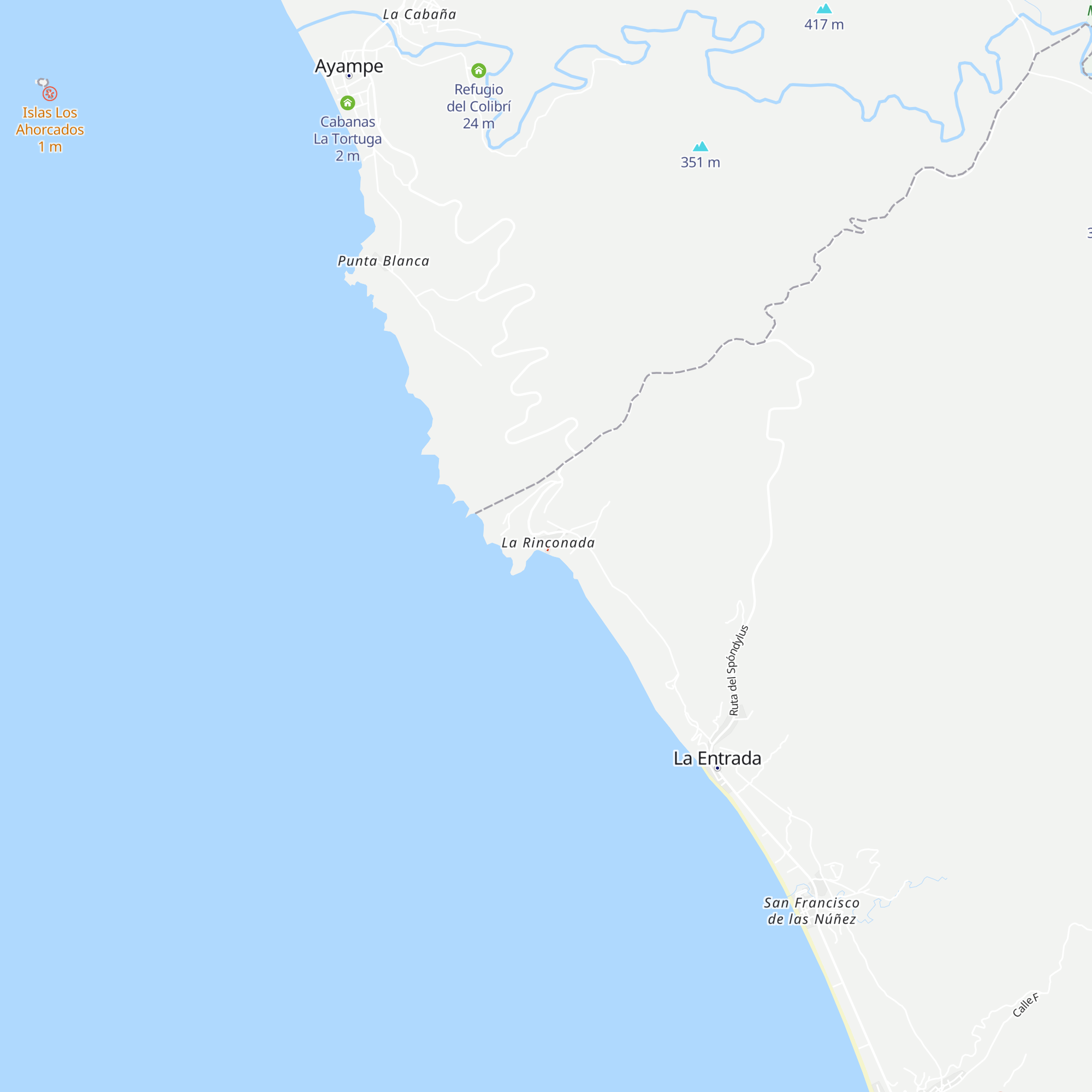 Cabaña La Rinco map