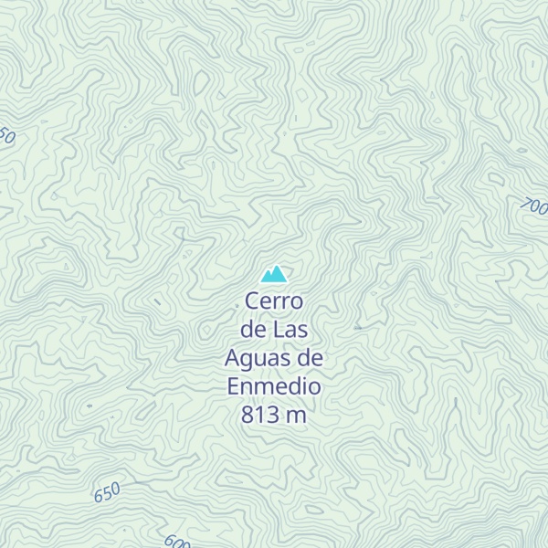 Map of Cerro de Las Aguas de Enmedio