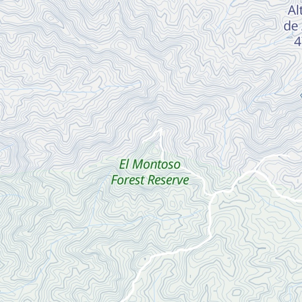 Map of Cerro El Ñuco