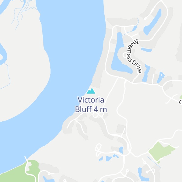 Map of Victoria Bluff