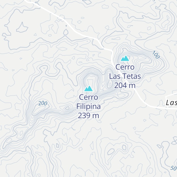 Map of Cerro Filipina