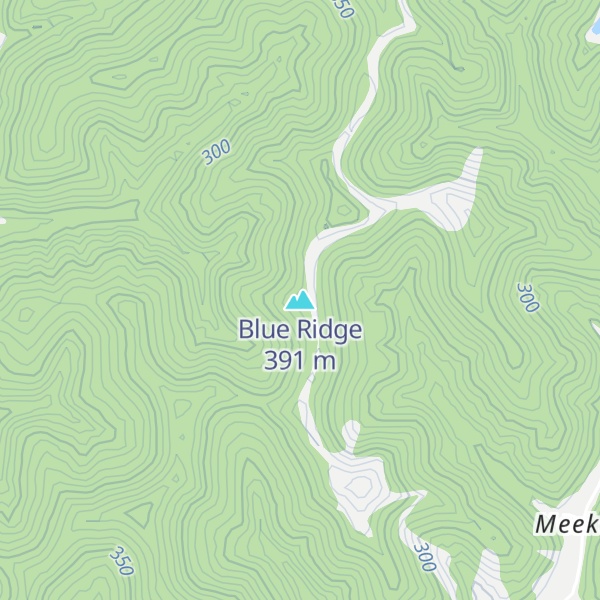 Map of Blue Ridge