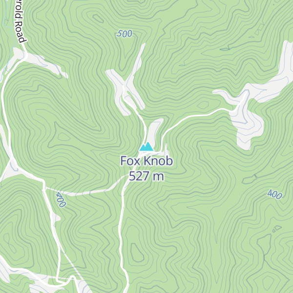 Map of Fox Knob