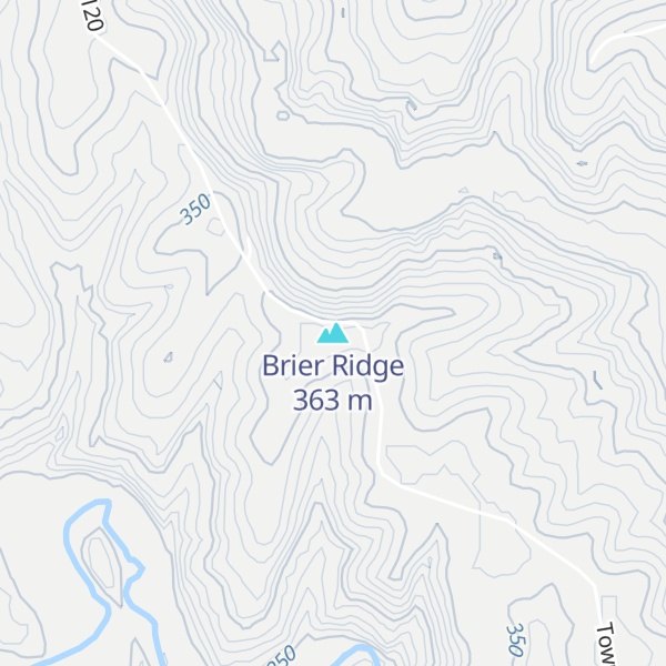 Map of Brier Ridge