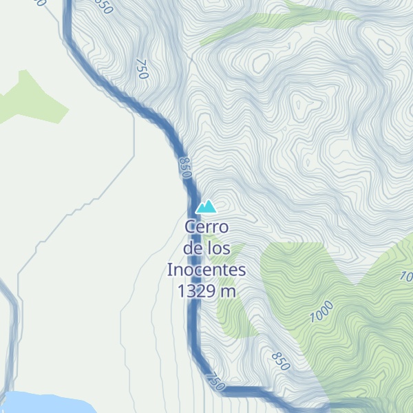 Map of Cerro de los Inocentes