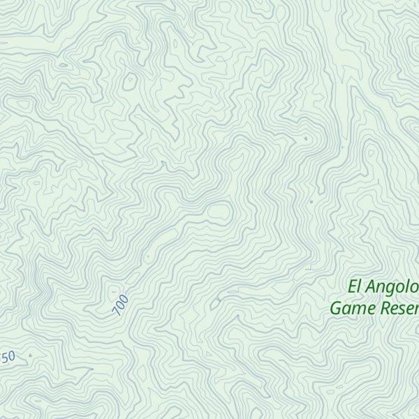 Map of Cerro Canovitas
