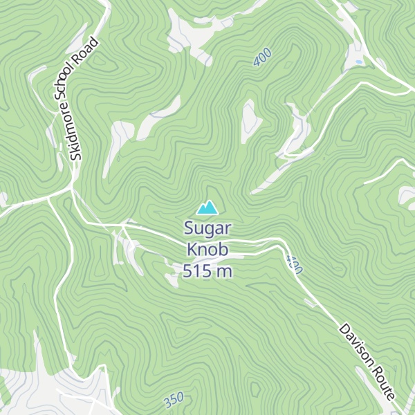 Map of Sugar Knob