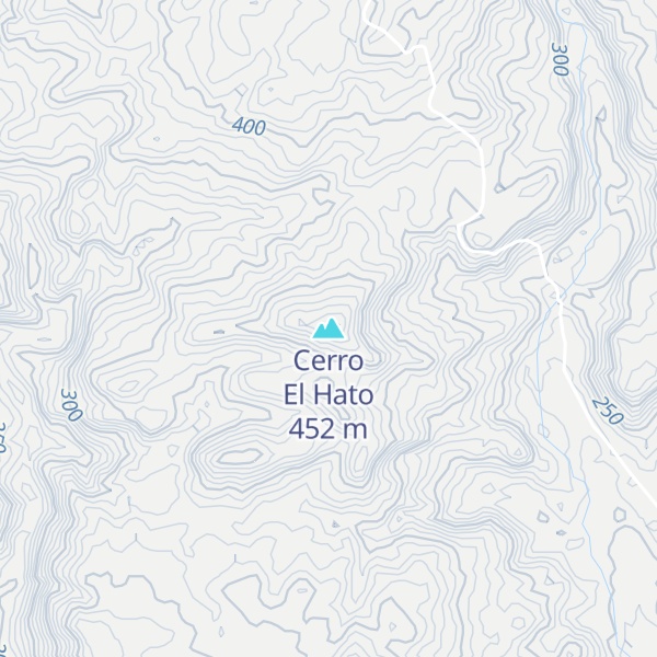 Map of Cerro El Hato