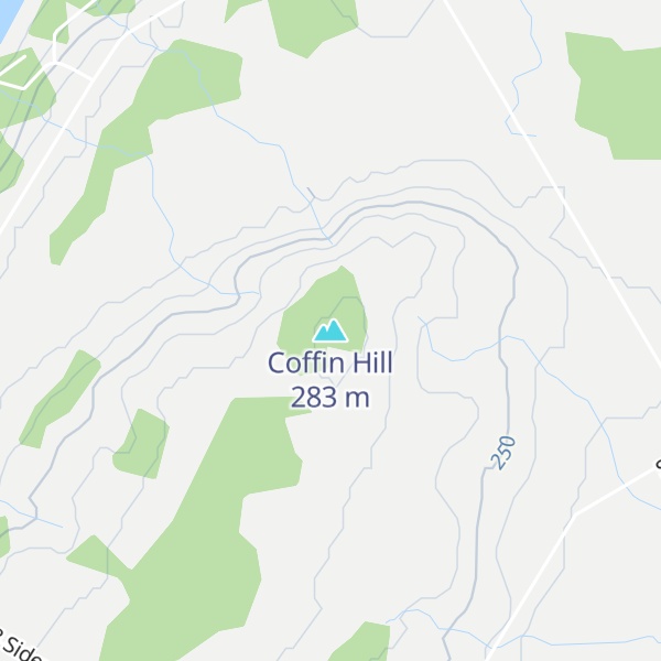 Map of Coffin Hill