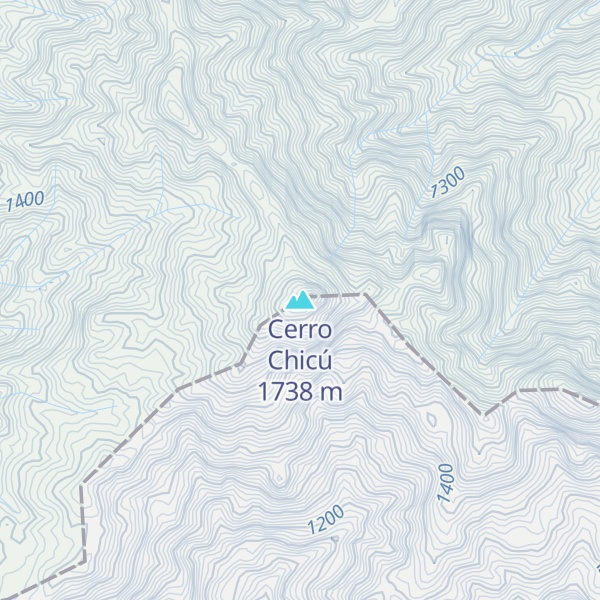 Map of Cerro Chicú