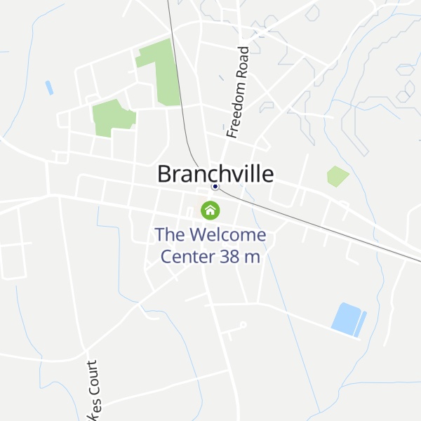 Map of The Welcome Center