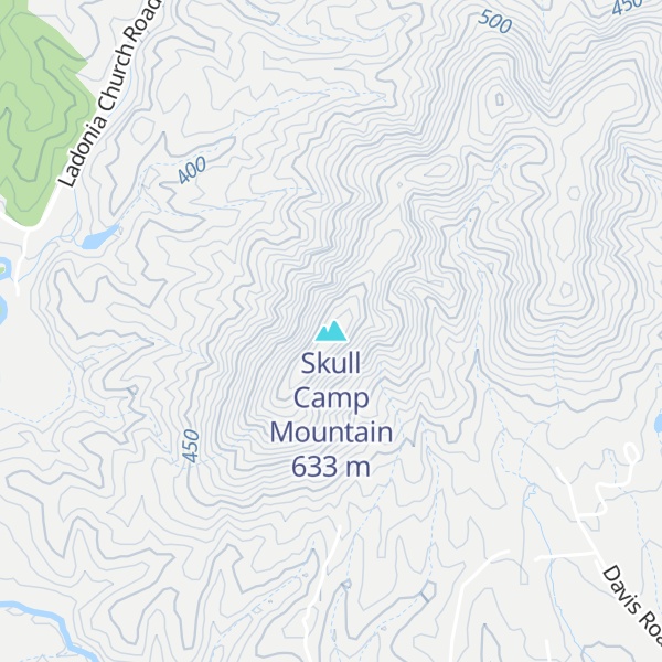 Map of Skull Camp Mountain