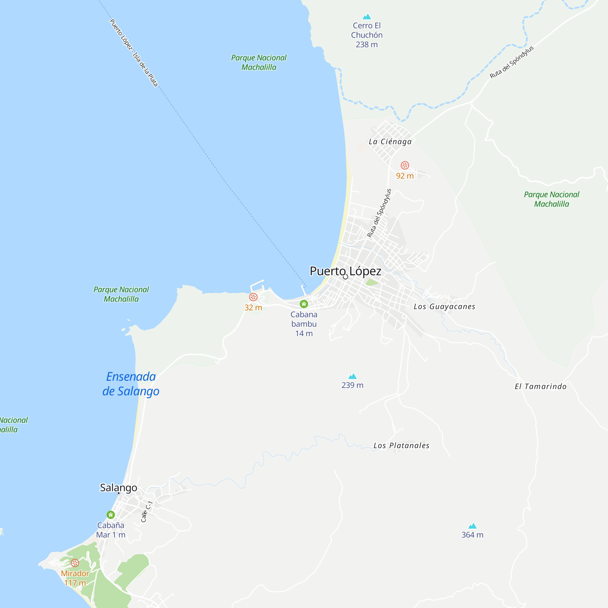 Cabana bambu map