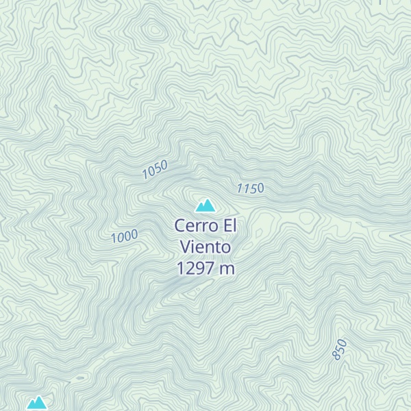 Map of Cerro El Viento