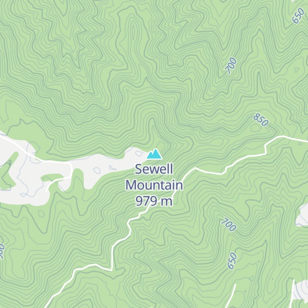 Map of Sewell Mountain