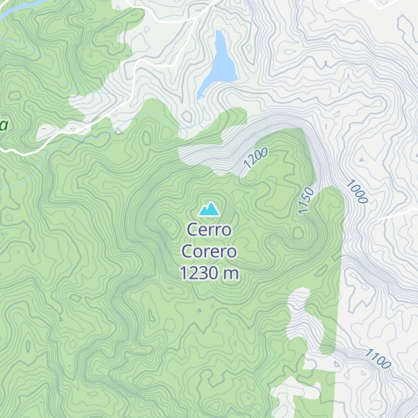 Map of Cerro Corero