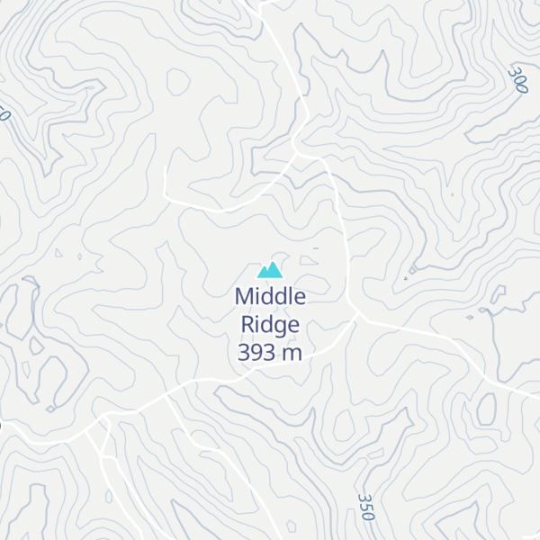Map of Middle Ridge