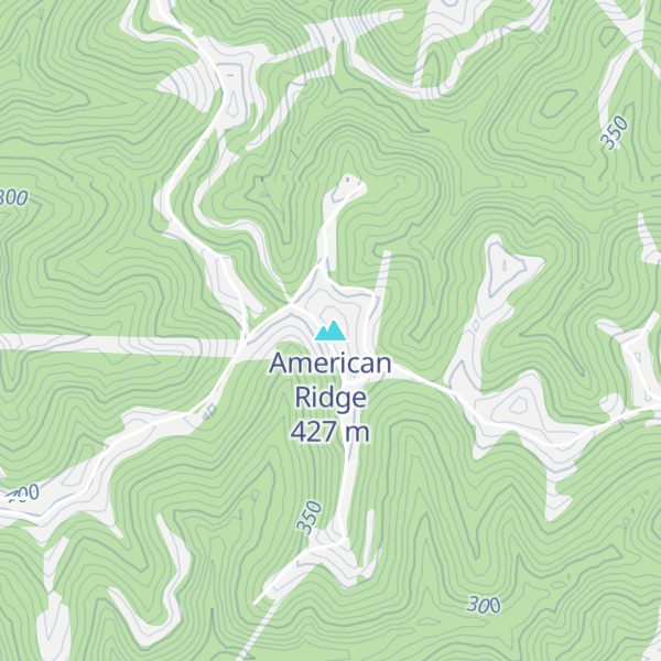 Map of American Ridge