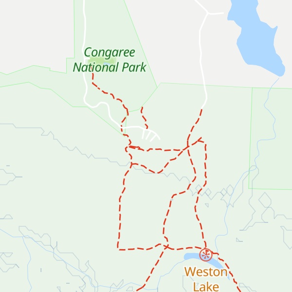 Map of Harry Hampton Visitor Center