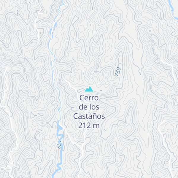 Map of Cerro de los Castaños
