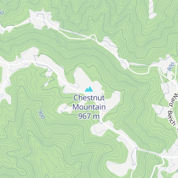 Map of Chestnut Mountain