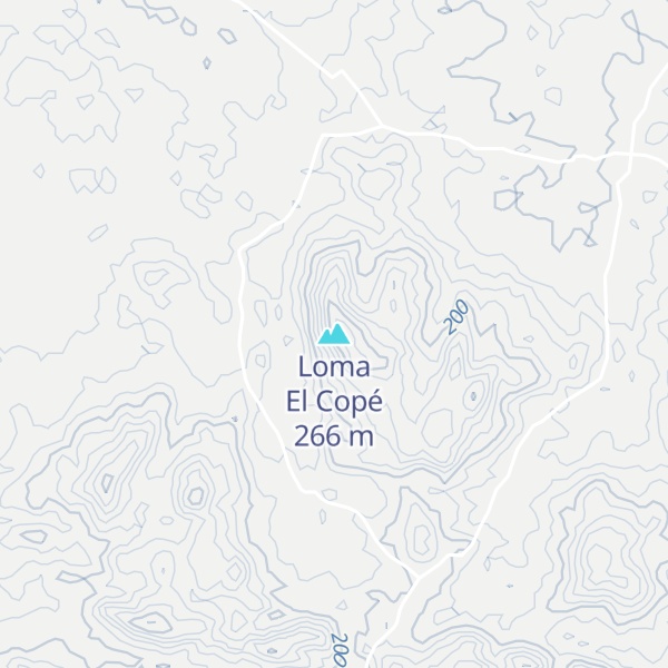 Map of Loma El Copé