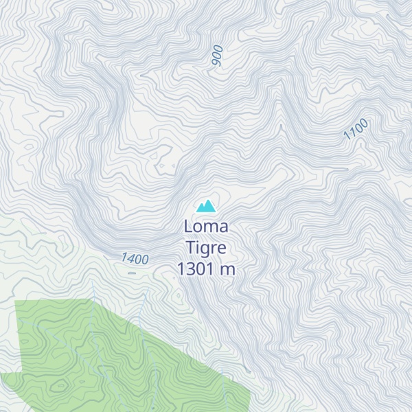 Map of Loma Tigre