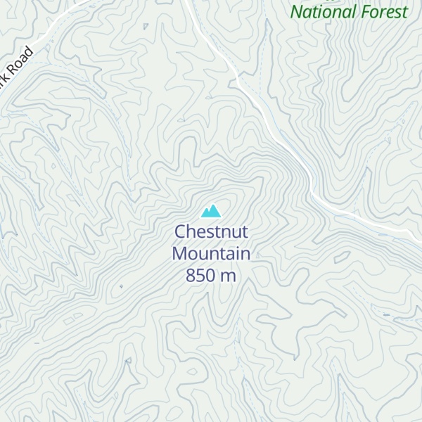 Map of Chestnut Mountain