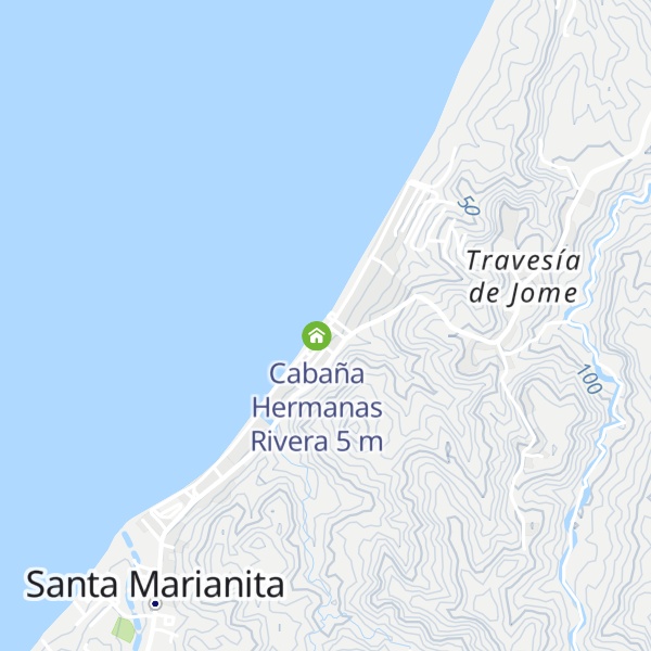 Map of CABAÑA ESTRELLITA DE MAR