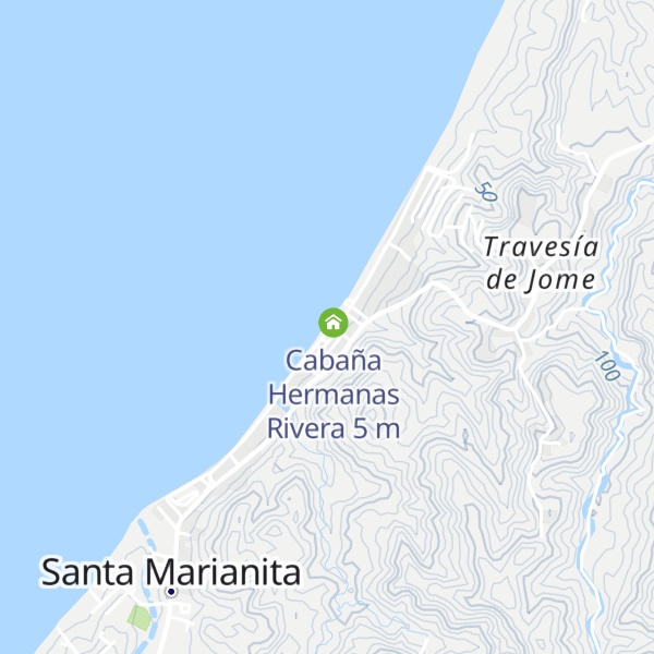 Map of Cabaña Navi