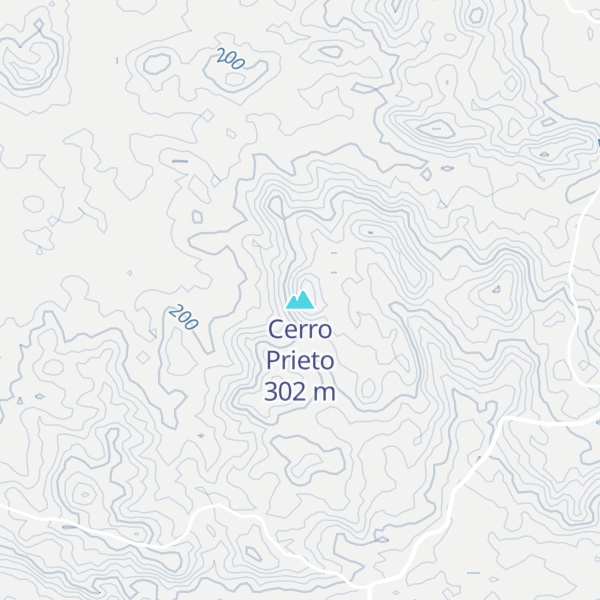 Map of Cerro Prieto