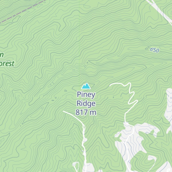 Map of Piney Ridge