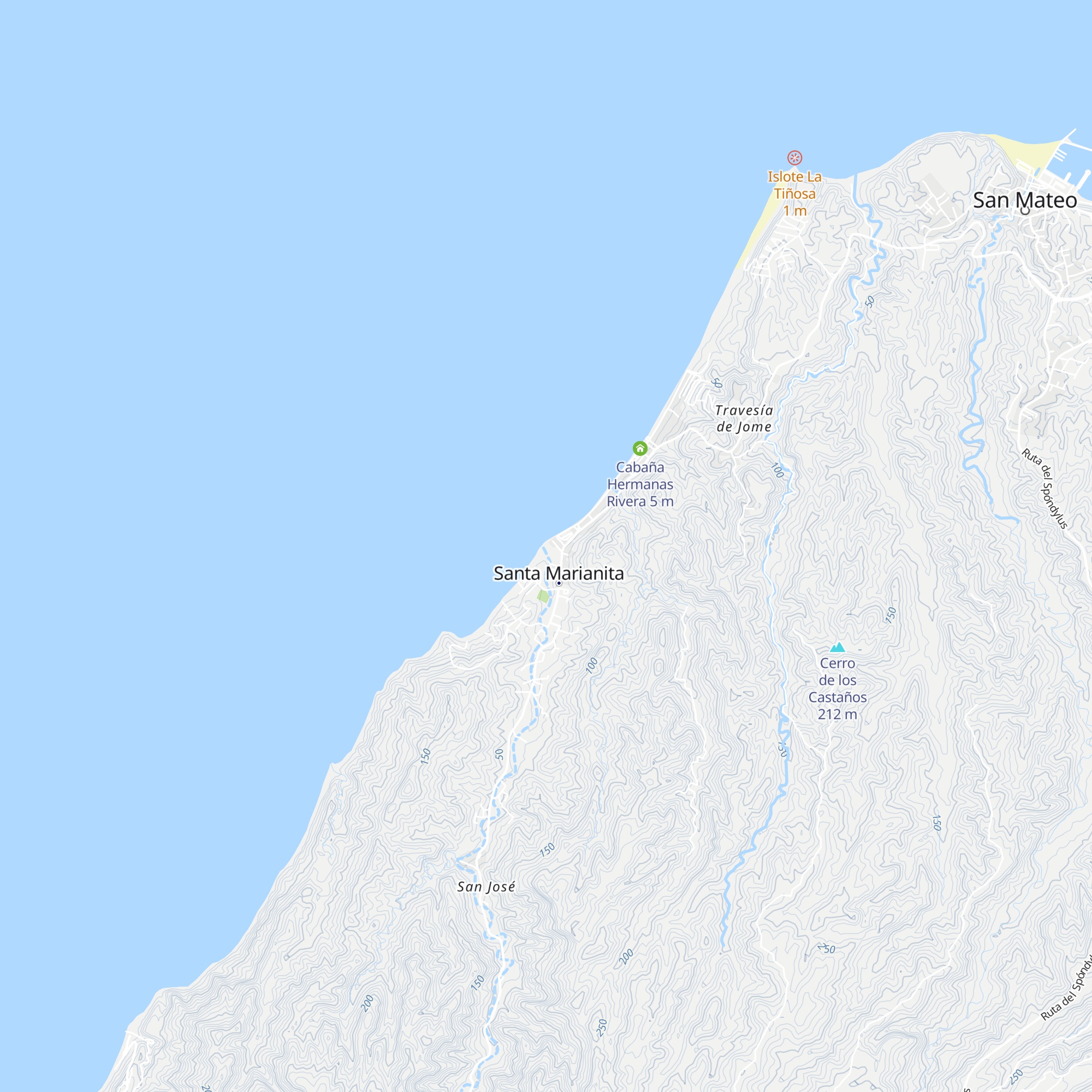 CABAÑA SHIRLEY map