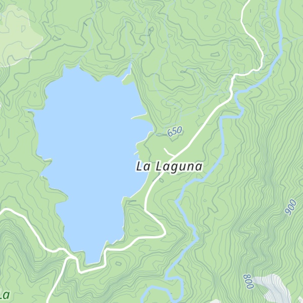 Map of La Yeguada